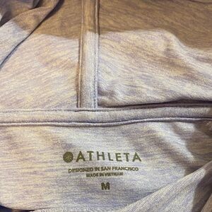 Athleta Heathered Blue Pullover